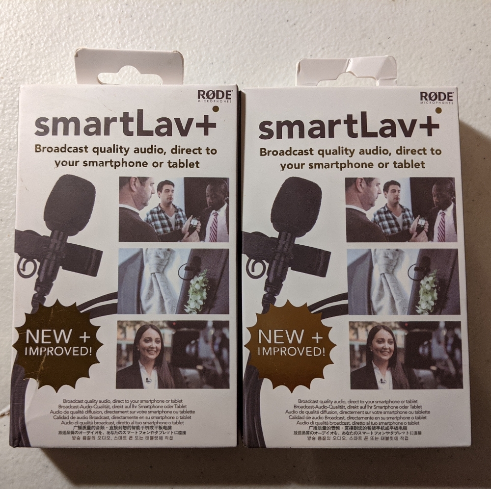 Rode SmartLav+ Microphone for iPhone and Smartphones of two